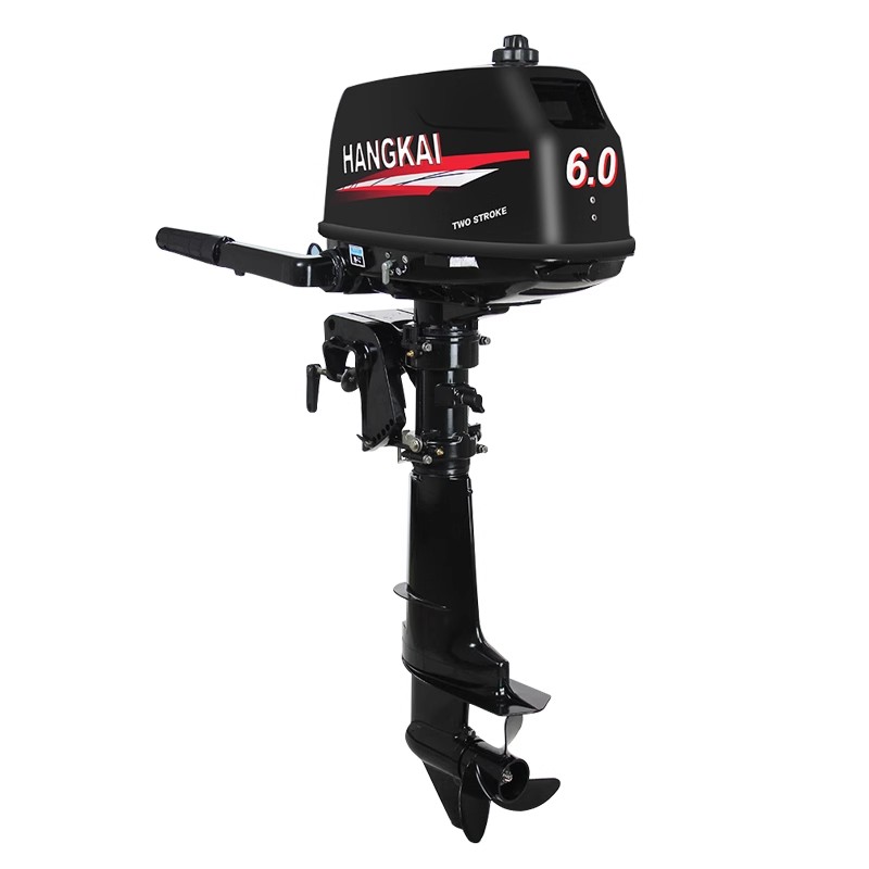 محركات خارجية HANGKAI بقوة 6 ح - مراجعة Fishing Boat Outboard Motor وسعره