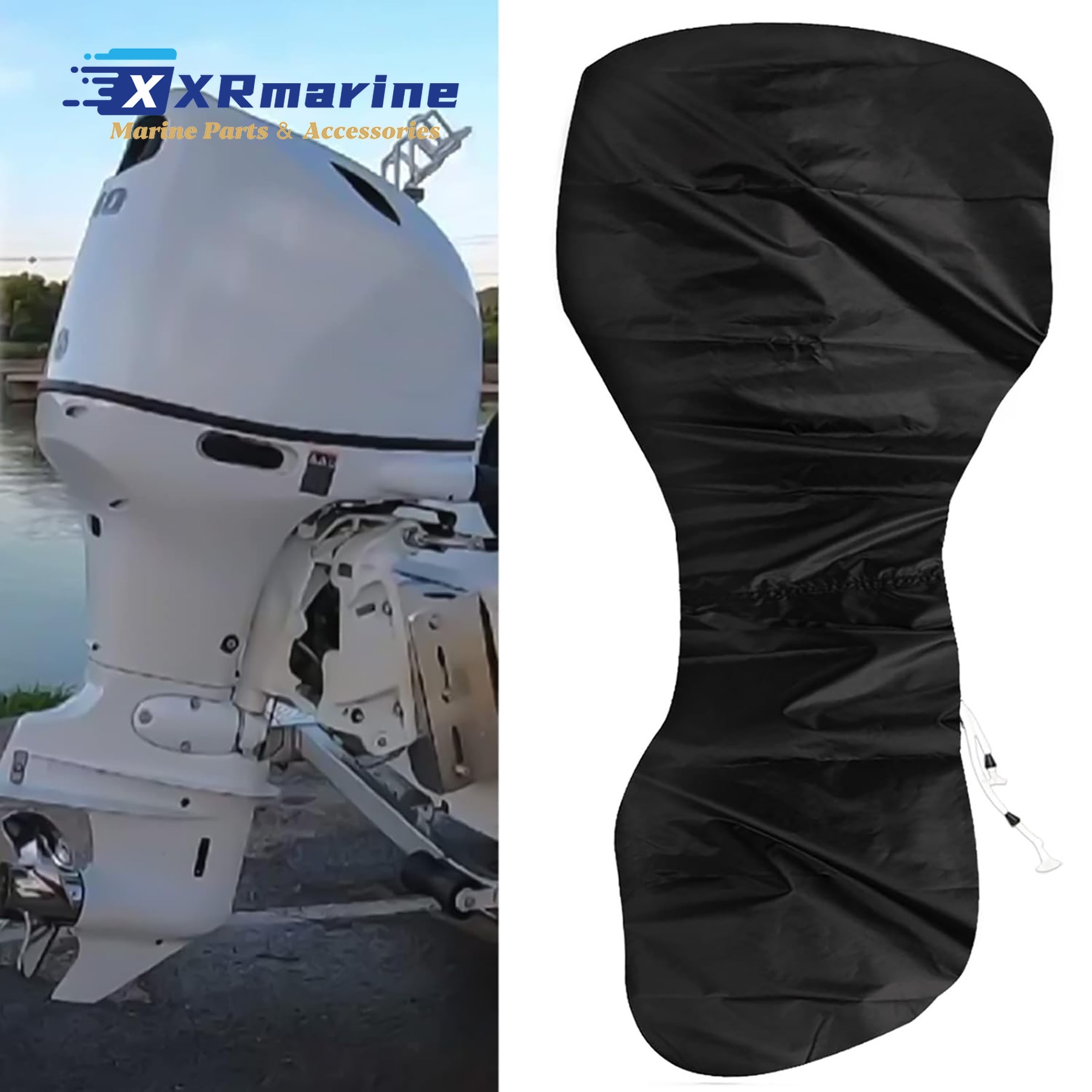 غطاء محرك خارجي للقوارب يناسب  - مراجعة Fishing Boat Cover وسعره